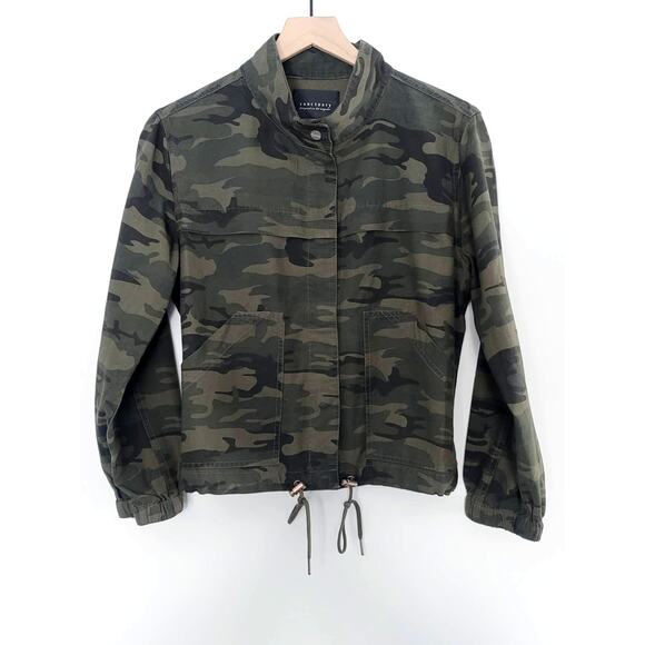 Sanctuary Camo Drawstring Women's Jacket-NWT Size: Large Petite - Picture 3 of 8